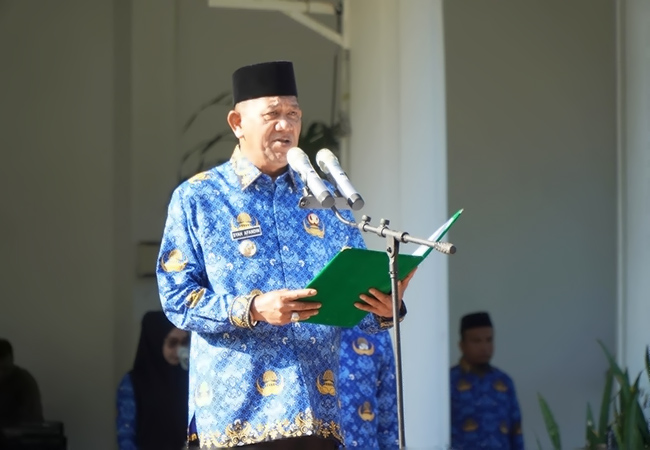 Bupati Langkat Pimpin Upacara Hari Lahir Pancasila 2025, Tegaskan Pentingnya Menanamkan Nilai Kebangsaan