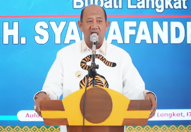 Bupati Langkat Ajak APDESI Berkontribusi Aktif Bangun Negeri, Buka Muscab ke-IV DPC Langkat