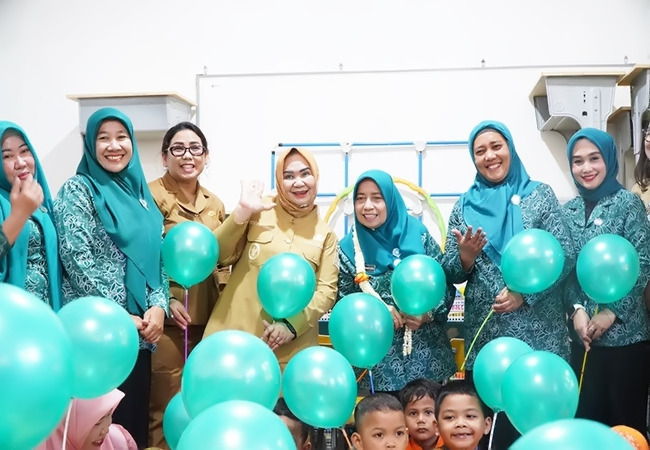 Pemkab Langkat Perkuat Layanan Kesehatan Ibu dan Anak, Tinjau Posyandu di Stabat